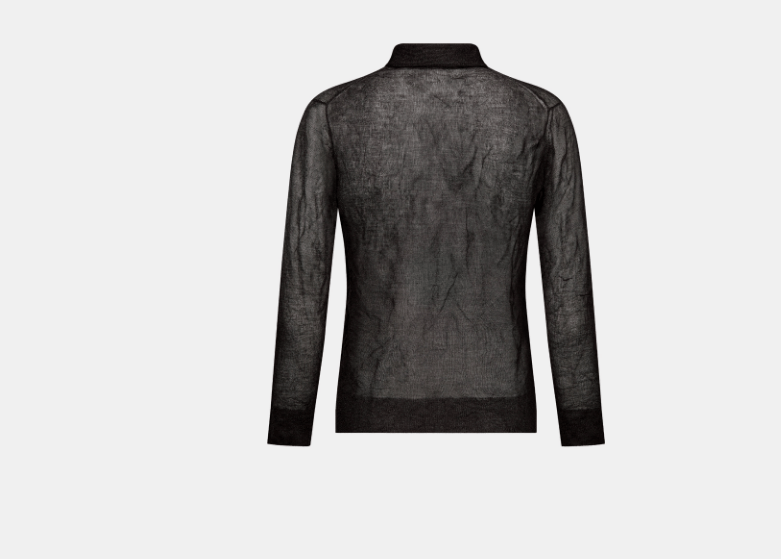 Dior o1w1db10525 354S48 Sweater with Camisole in Black Size XS / US 0-2 / IT 36-38 - 5 Thumbnail