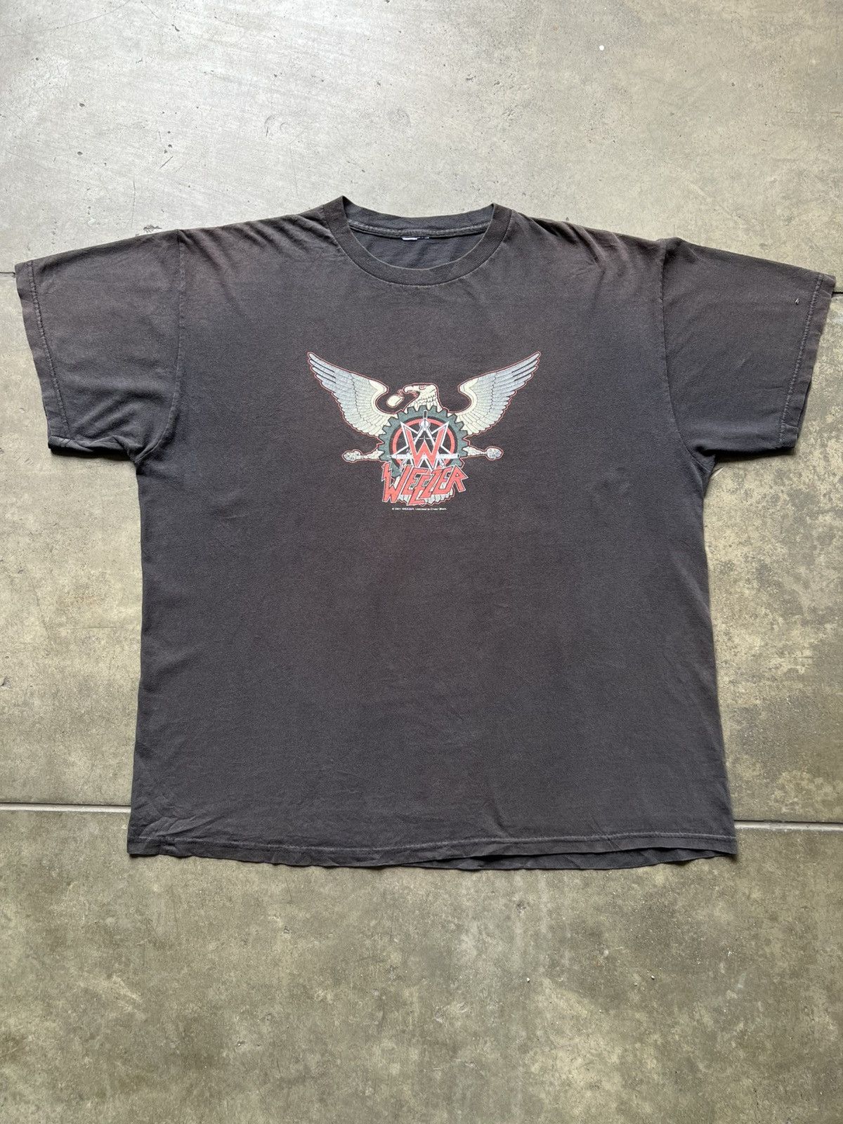 Band Tees × Vintage 2001 Weezer Geektanic Weezmacht Tee Shirt Slayer Size US XXL / EU 58 / 5 - 1 Thumbnail