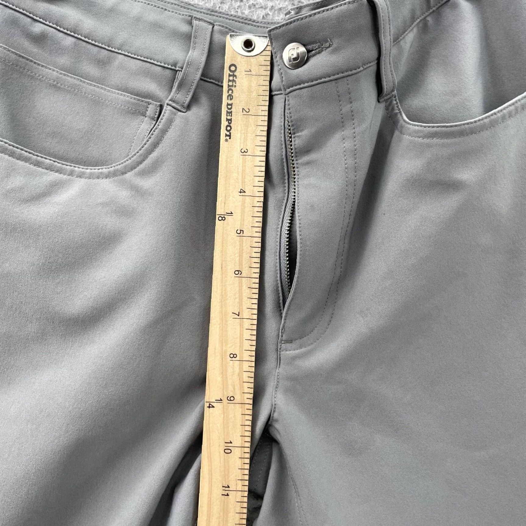 Footjoy Footjoy Golf Pants Men 32x32 Gray Chino Athletic Preppy Performance Office Sport Shirt Size US 32 / EU 48 - 5 Thumbnail
