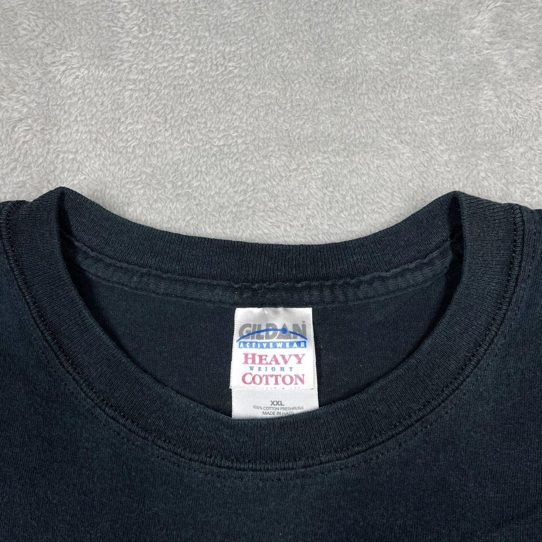 Gildan VINTAGE Gildan Racing Mens T-Shirt Size XXL Black No Wings, No Worries Graphic Tee 100% Cotton Australia Size US XXL / EU 58 / 5 - 6 Thumbnail