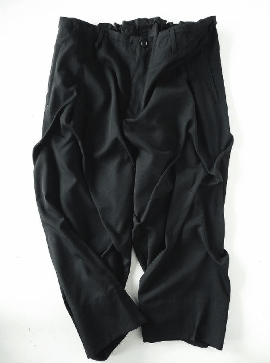 Yohji Yamamoto Yohji Yamamoto Pour Homme - Ta/TUXEDO RANDOM TUCK PANTS Size US 28 / EU 44 - 10 Thumbnail
