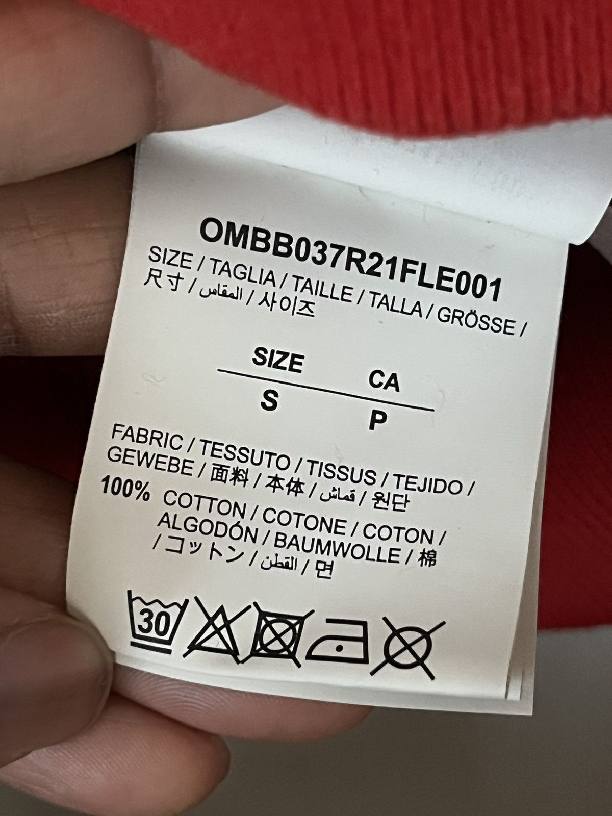 Off-White Off-White Mona Lisa White Diagonal Sleeve Hoodie Size S / US 4 / IT 40 - 21 Thumbnail