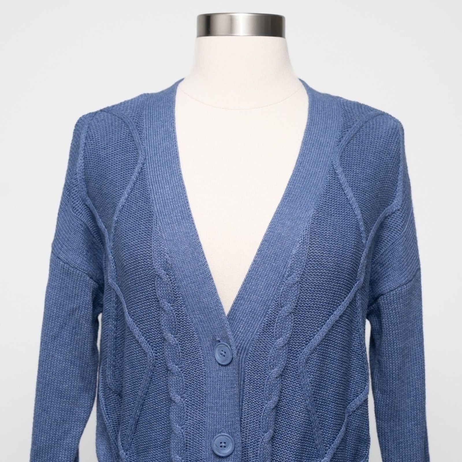 L'AGENCE L'agence. Mica Belted Cable Cardigan. Size XS / US 0-2 / IT 36-38 - 12 Thumbnail