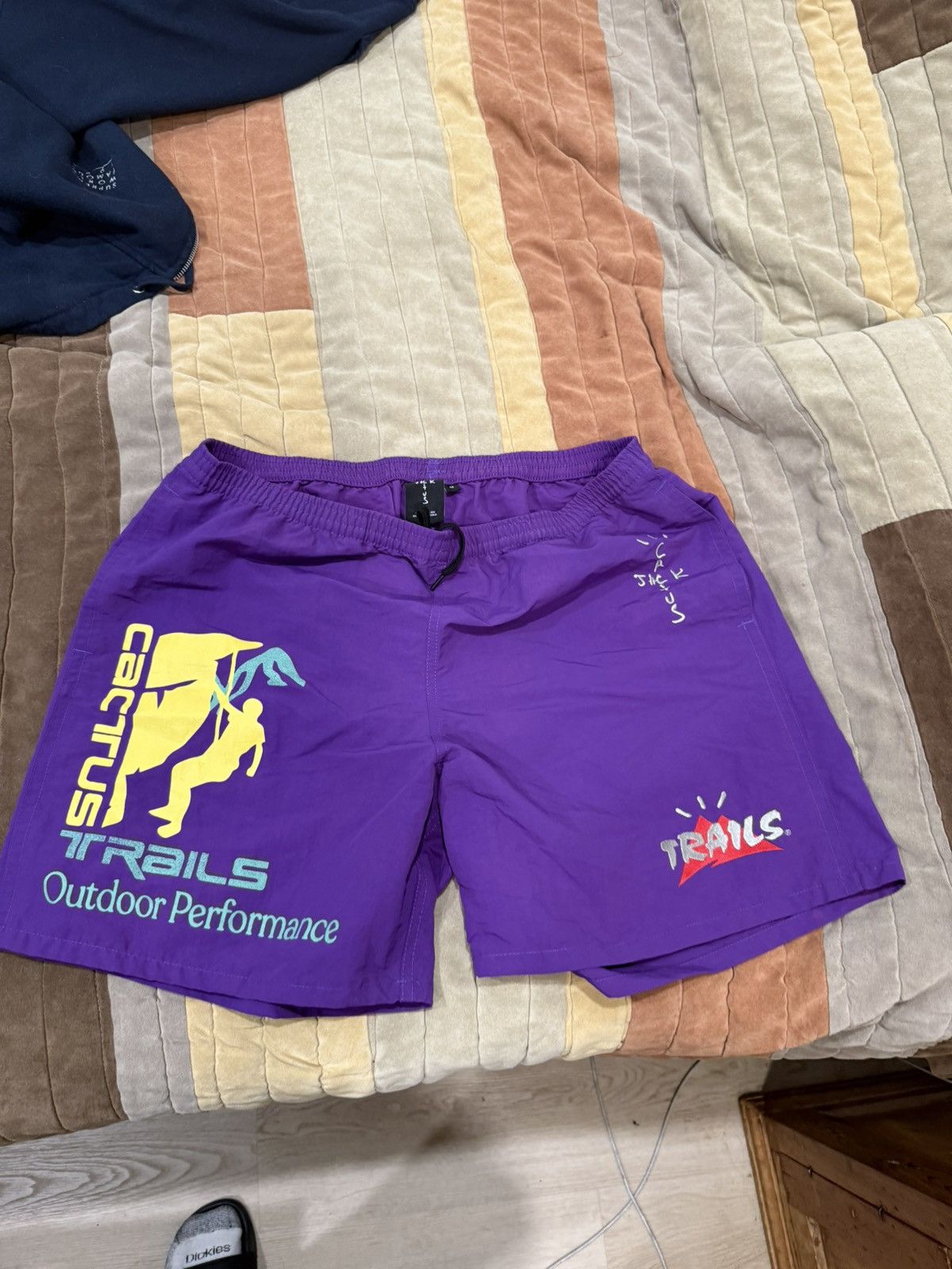 Travis Scott Cactus Jack by Travis Scott Climb Shorts 'Purple' Size US 32 / EU 48 - 1 Thumbnail