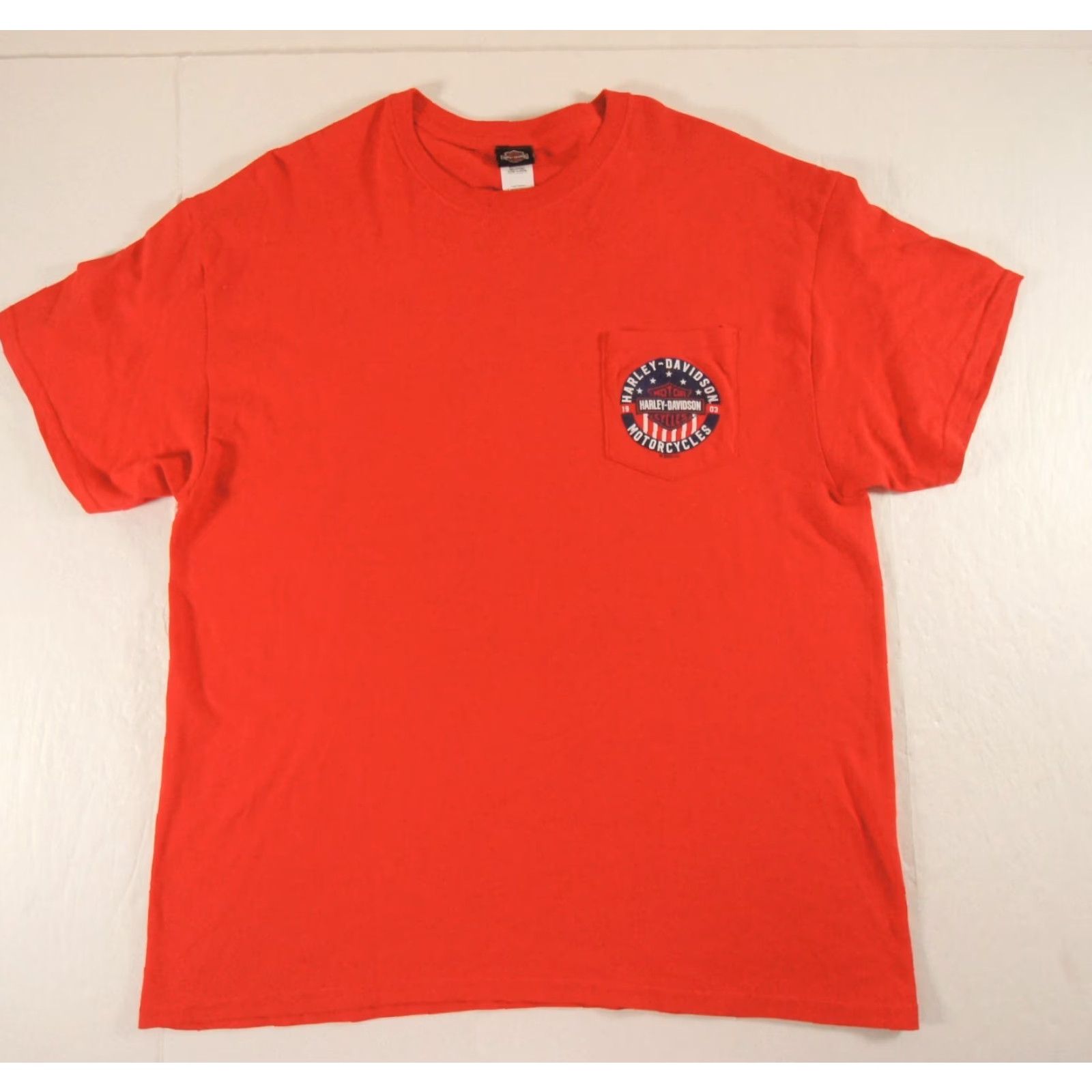 Harley Davidson Harley Davidson Shirt Mens XL Red Short Sleeve Motorcycle Tee Scottsdale Arizona Size US XL / EU 56 / 4 - 3 Thumbnail