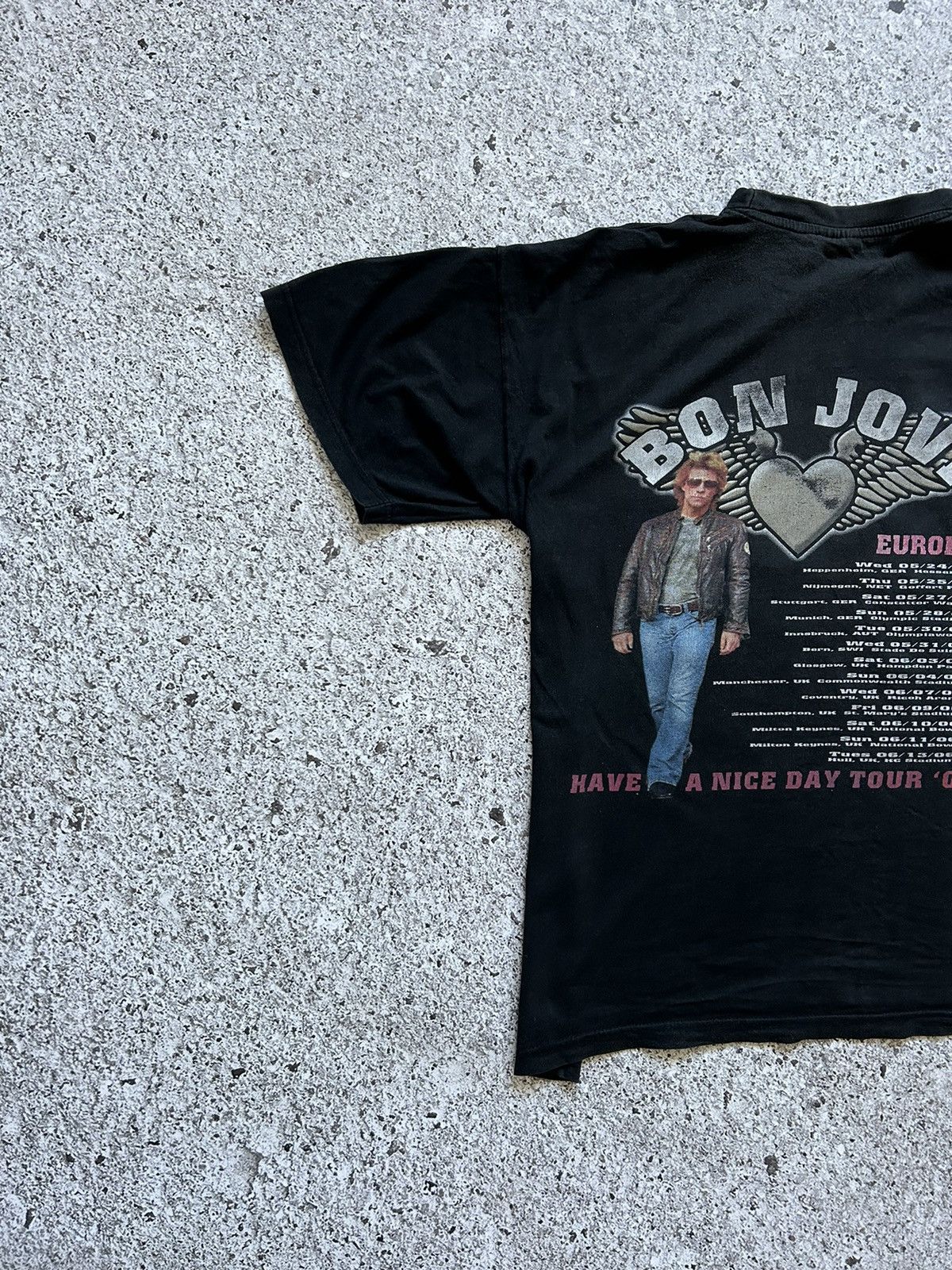 Band Tees × Bon Jovi Vintage Bon Jovi Have A Nice Day European Tour 2006 T-Shirt Size US XXL / EU 58 / 5 - 7 Thumbnail