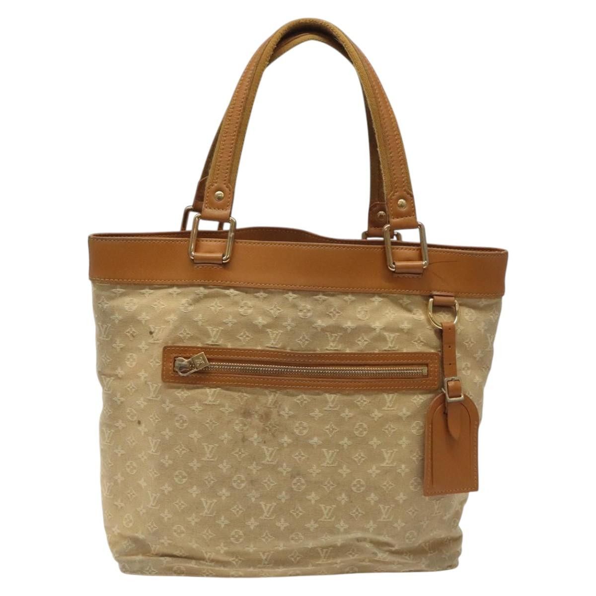 Louis Vuitton LOUIS VUITTON Monogram Mini Lucille GM Tote Bag Beige M92683 Size ONE SIZE - 13 Thumbnail