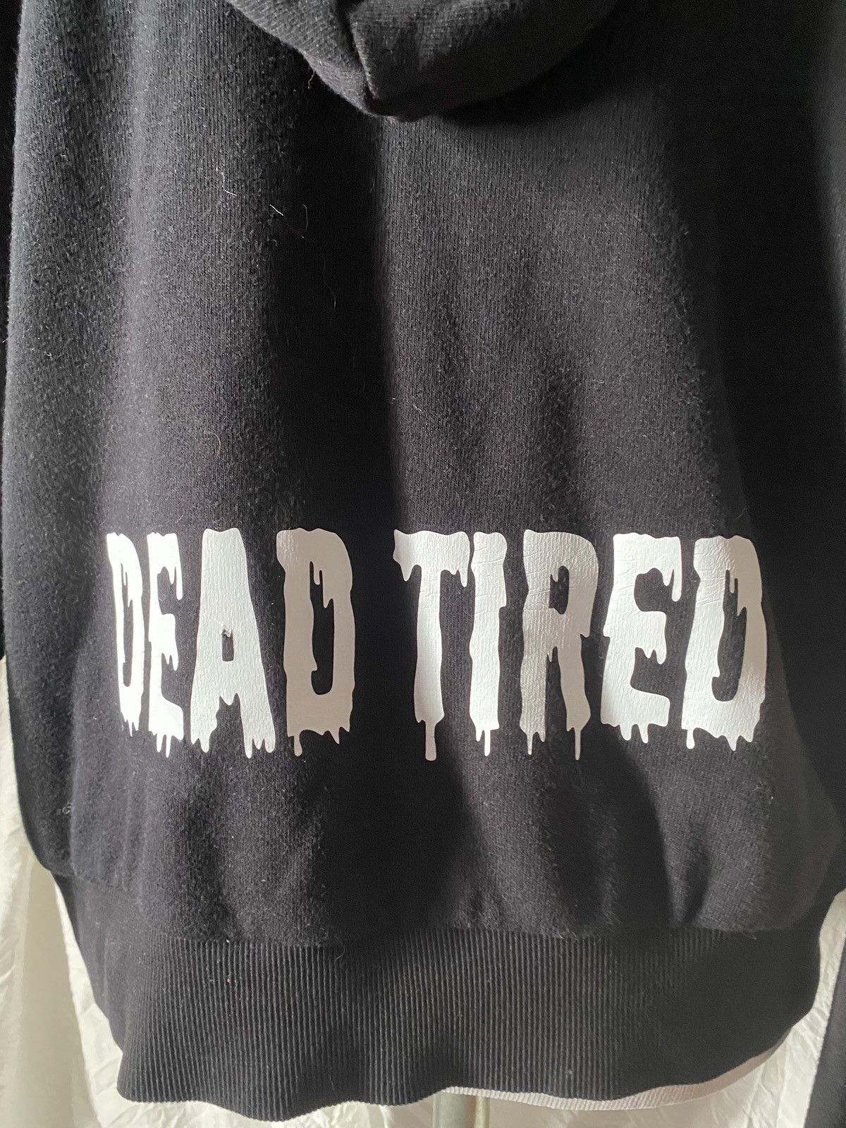 Forever 21 F21 Contemporary, “Dead Tired”, Lace Up Front Hoodie Size M / US 6-8 / IT 42-44 - 7 Thumbnail
