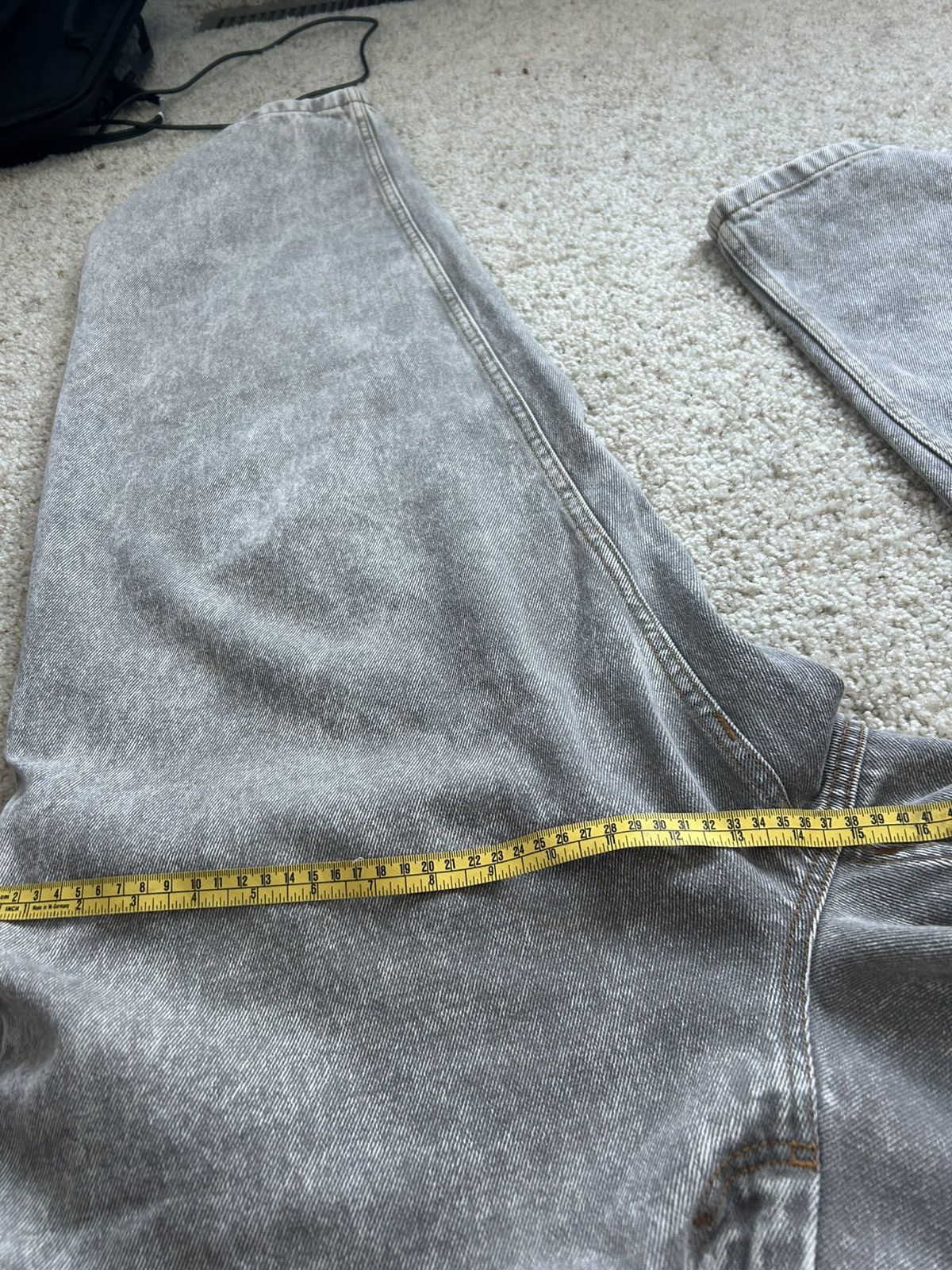 Polar Skate Co. Polar Big Boy Acid Beige Baggy Jeans Size US 38 / EU 54 - 6 Thumbnail