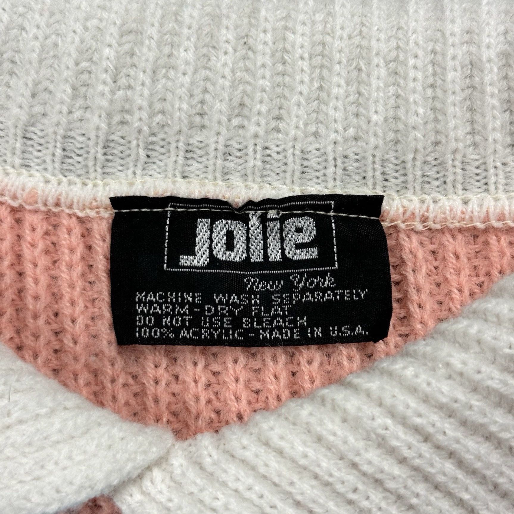 Vintage VINTAGE 70s 80s Women's Pastel Striped Collared Sweater All Seasons Knit Size M Size M / US 6-8 / IT 42-44 - 4 Thumbnail