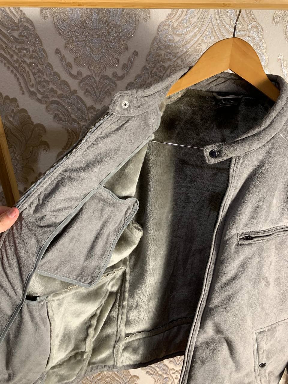 Armani Exchange Vintage Armani Exchange Fur Faux Italian Designer Jacket Y2K Size US L / EU 52-54 / 3 - 8 Thumbnail