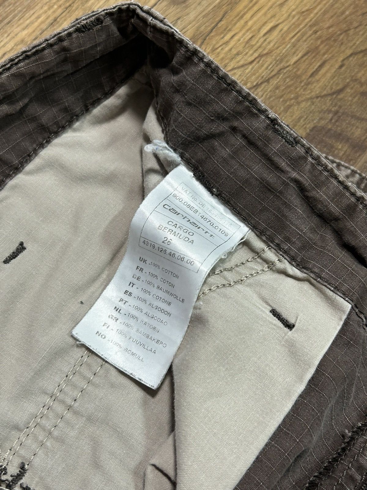 Carhartt × Vintage Vintage faded Carhartt cargo shorts Size US 26 / EU 42 - 4 Thumbnail