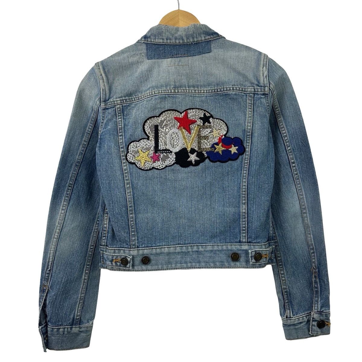 Saint Laurent Paris Saint Laurent blue denim jacket Size S / US 4 / IT 40 - 1 Thumbnail
