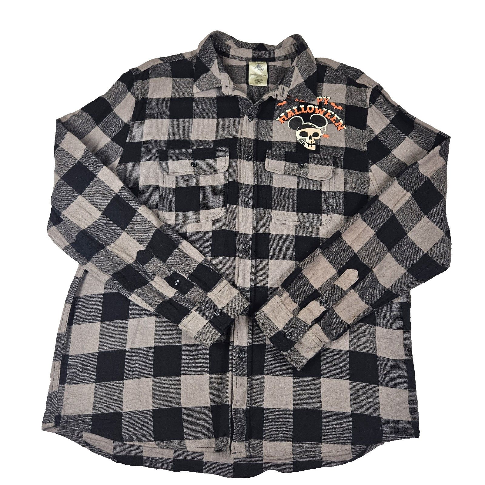 Disney Walt Disney World Halloween Plaid Flannel Size US L / EU 52-54 / 3 - 12 Thumbnail