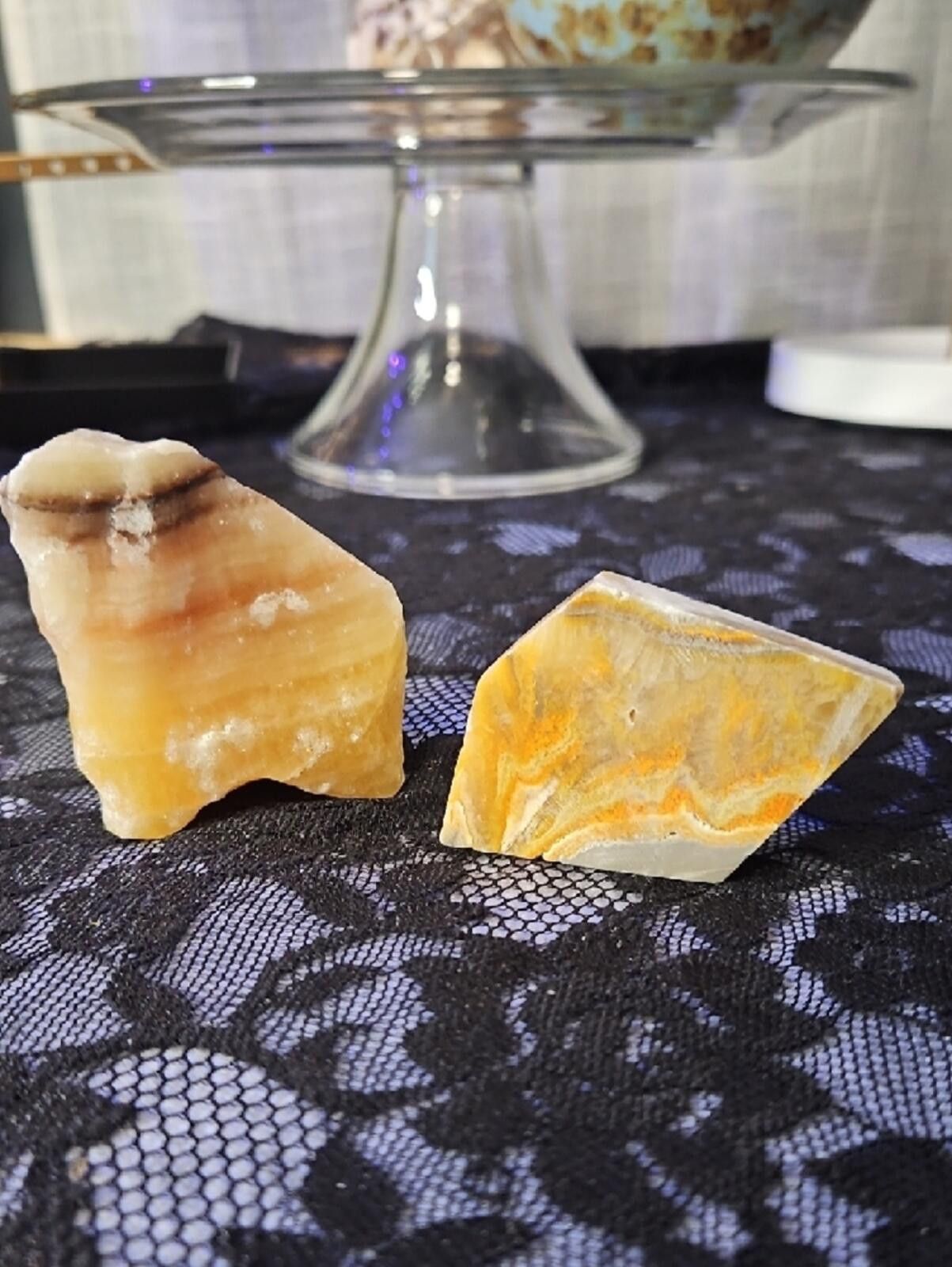 Other Honey Comb Agate Specimens - Pair Size ONE SIZE - 2 Thumbnail