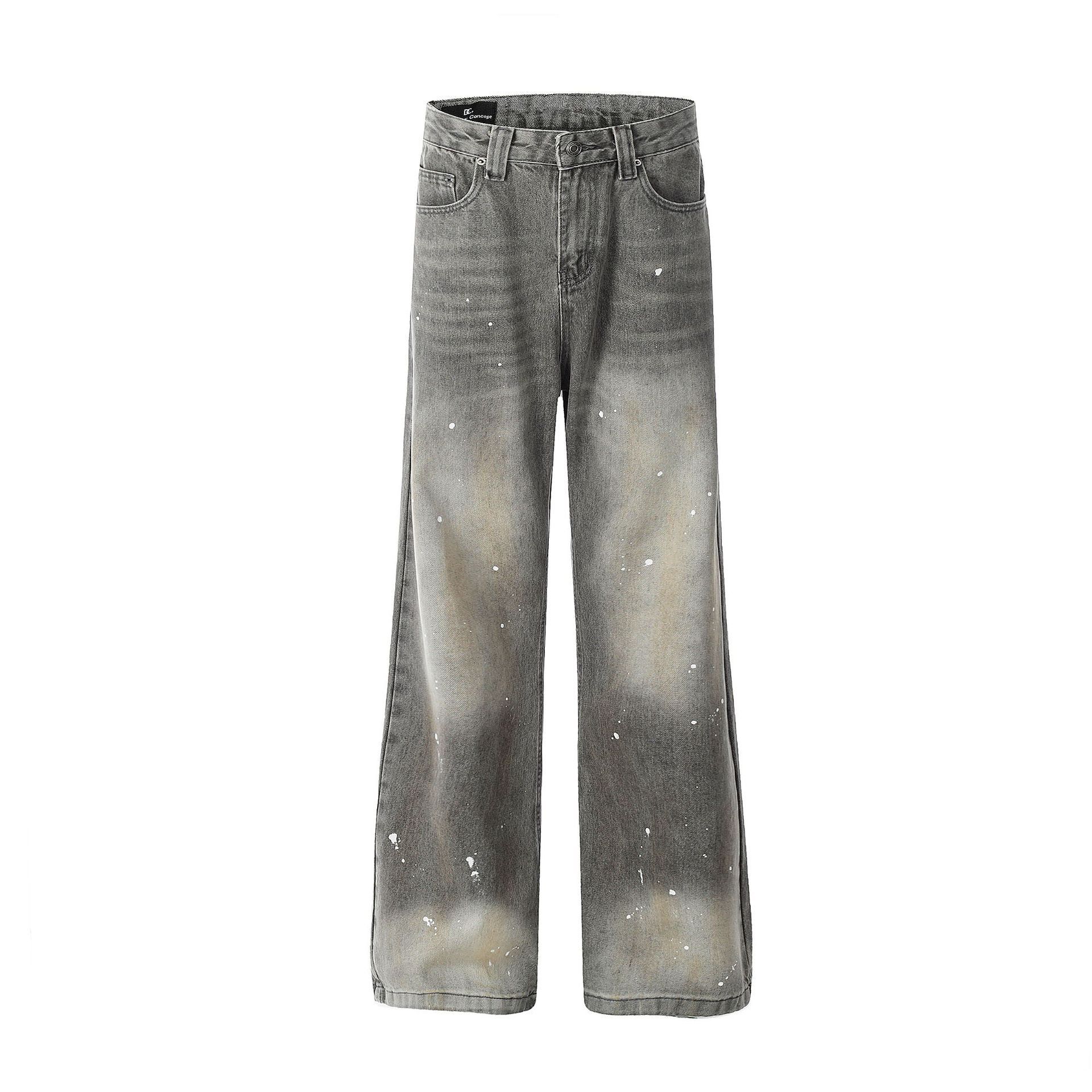 Vintage American high street Vibe men's lightning distressed jeans Size US 32 / EU 48 - 1 Thumbnail