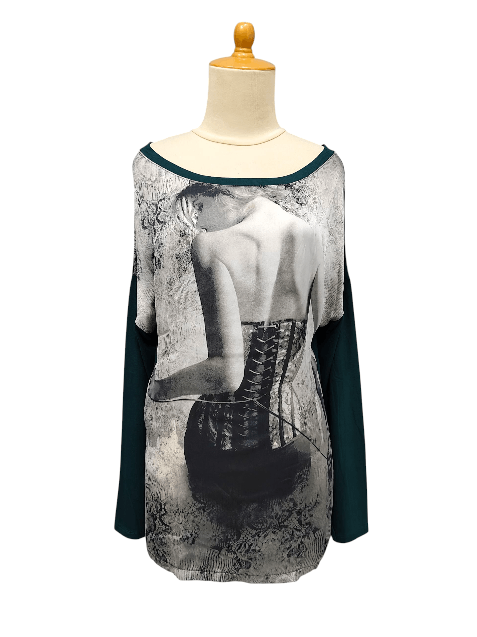 Seditionaries 🔥Rinascimento X Generation Artistic Graphic Silk Top Size L / US 10 / IT 46 - 1 Thumbnail