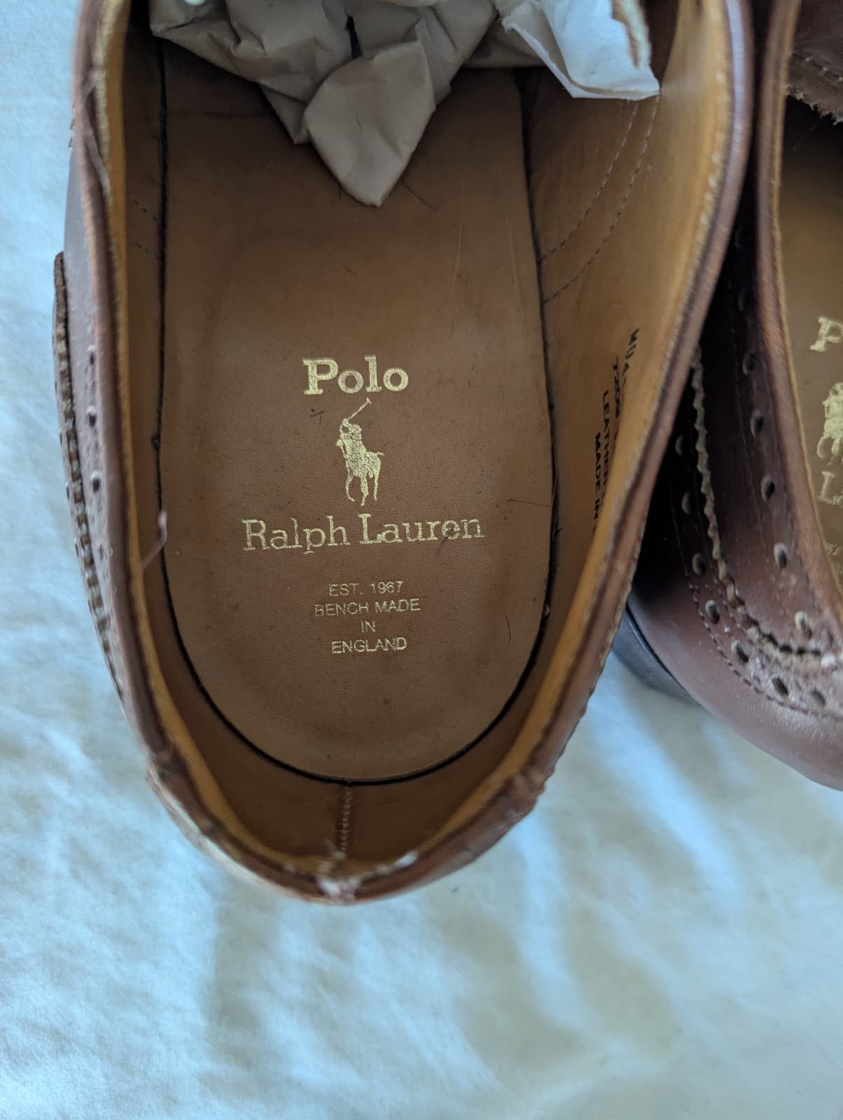 Other Vintage Ralph Lauren Leather shoes Size US 12 / EU 45 - 4 Thumbnail