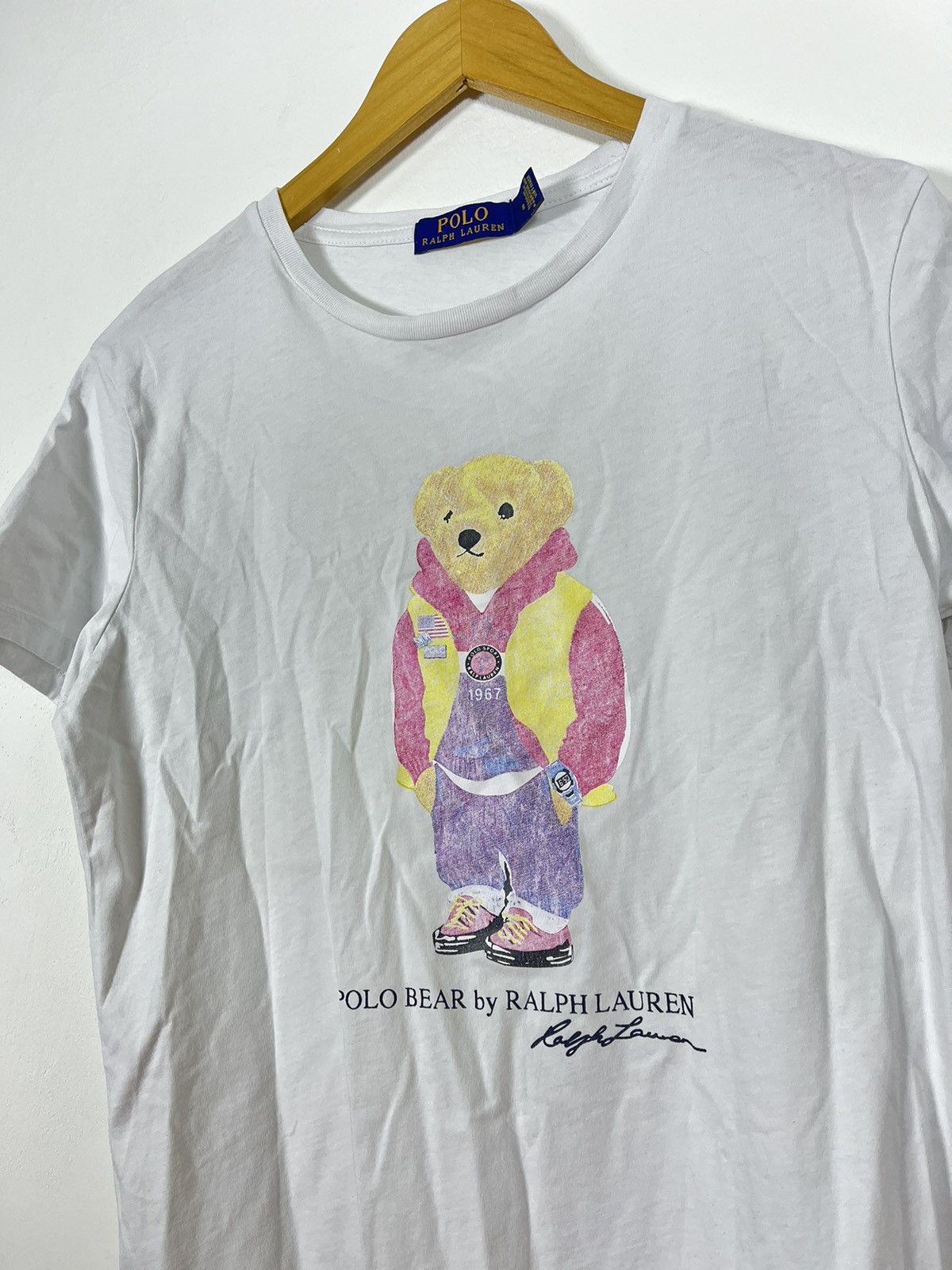 Polo Ralph Lauren Polo Ralph Lauren Bear T-Shirt Vintage Streetwear Y2K Size US S / EU 44-46 / 1 - 4 Thumbnail
