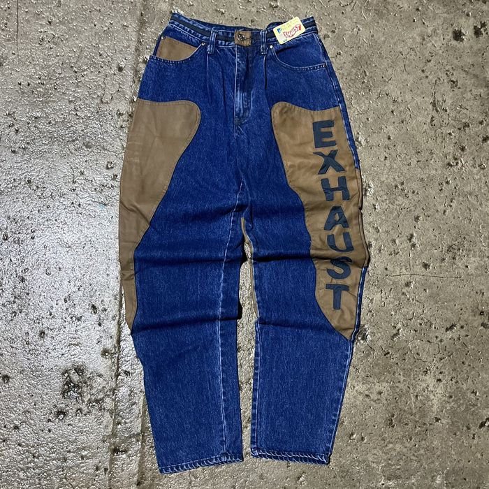 Vintage Crazy Vintage 90s Exhaust Jeans HipHop Skater Style Unique