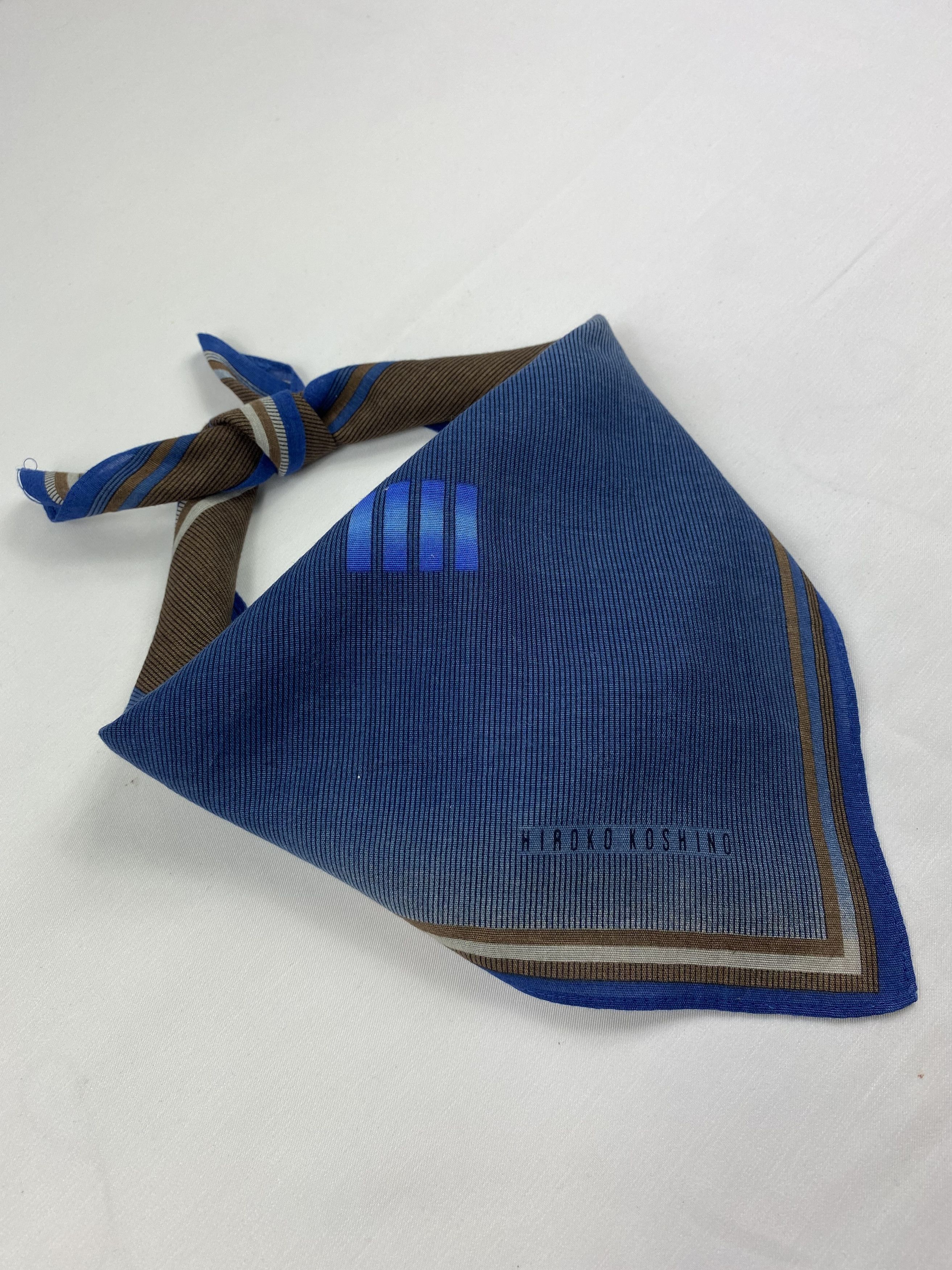 Hiroko Koshino Homme × Japanese Brand × Vintage Hiroko Koshino Handkerchief / Bandana / Neckerchief Size ONE SIZE - 2 Thumbnail