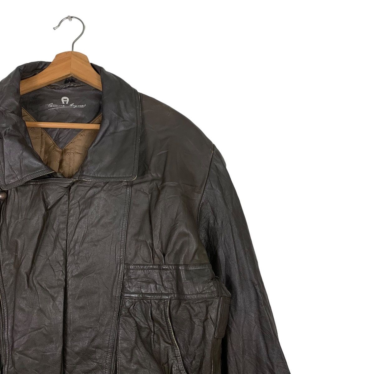 Etienne Aigner Eteinner Aigner Leather Jacket #0141-C8 Size US M / EU 48-50 / 2 - 6 Thumbnail