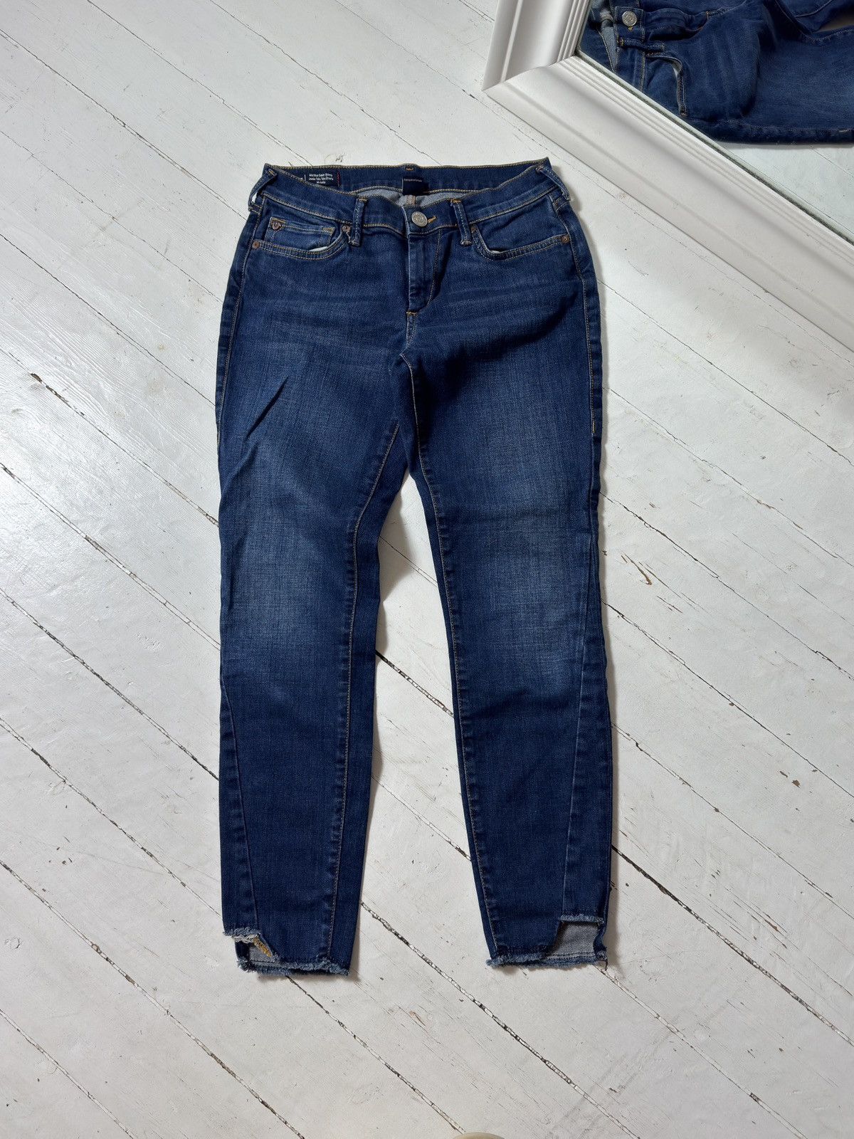 True Religion VINTAGE TRUE RELIGION 2000s SKINNY JEANS Size 27" / US 4 / IT 40 - 5 Thumbnail