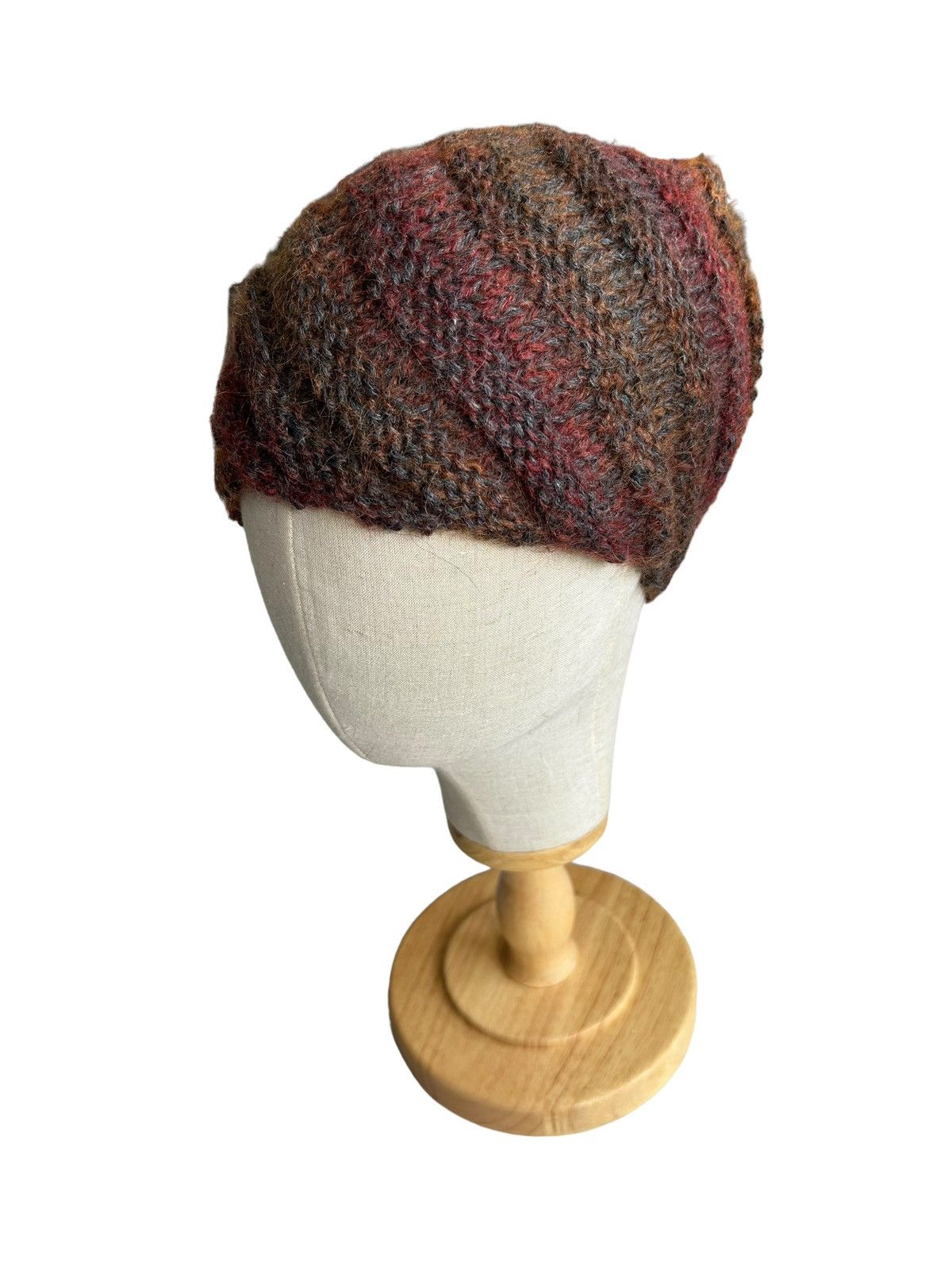 Japanese Brand knitted Multicolour Beanie Hats Size ONE SIZE - 2 Thumbnail