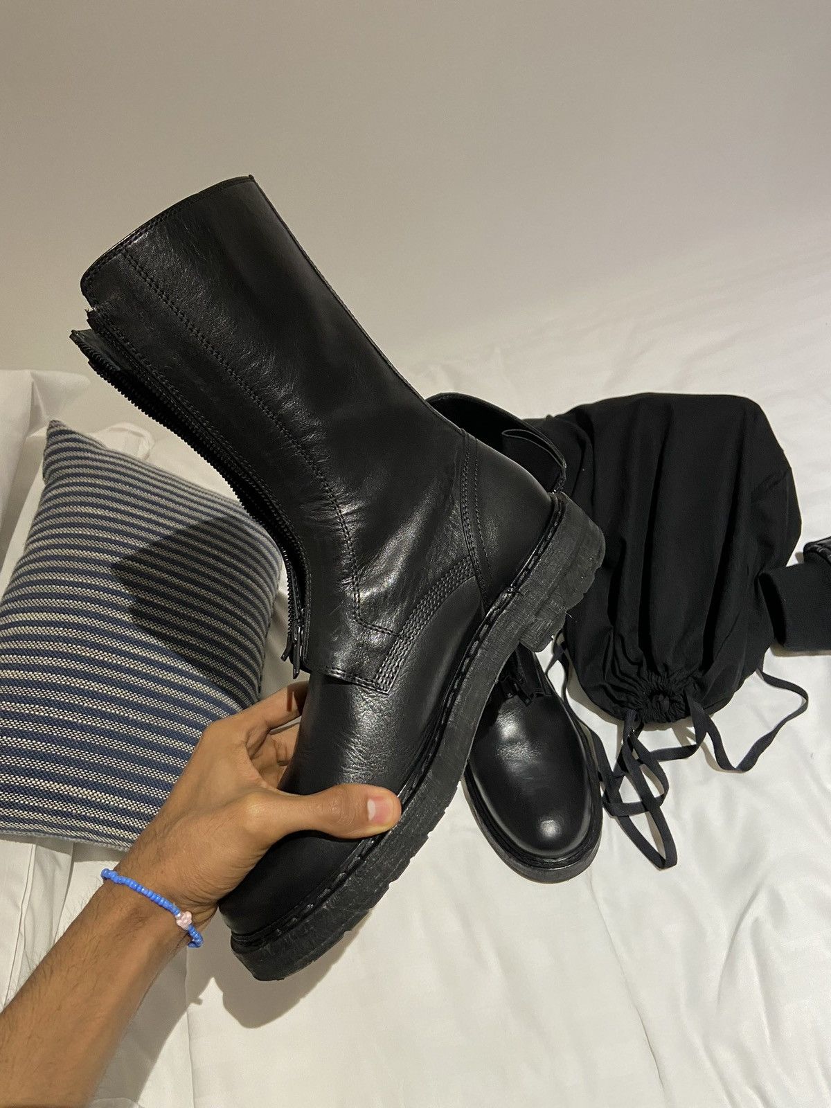 Ann Demeulemeester Ann demeulemeester double zipper Size US 9 / EU 42 - 10 Thumbnail