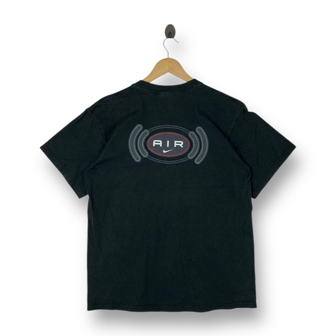 Nike Vintage 90s Nike Air Uptempo Swoosh Basketball Tee Shirt Size US M / EU 48-50 / 2 - 1 Thumbnail