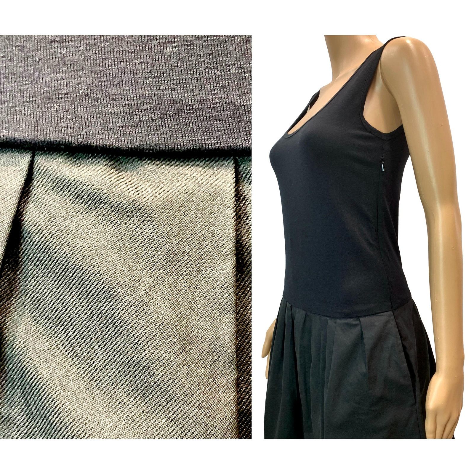 DKNY DKNY Black Tank Dress Chic Minimalist | Small Size S / US 4 / IT 40 - 6 Thumbnail