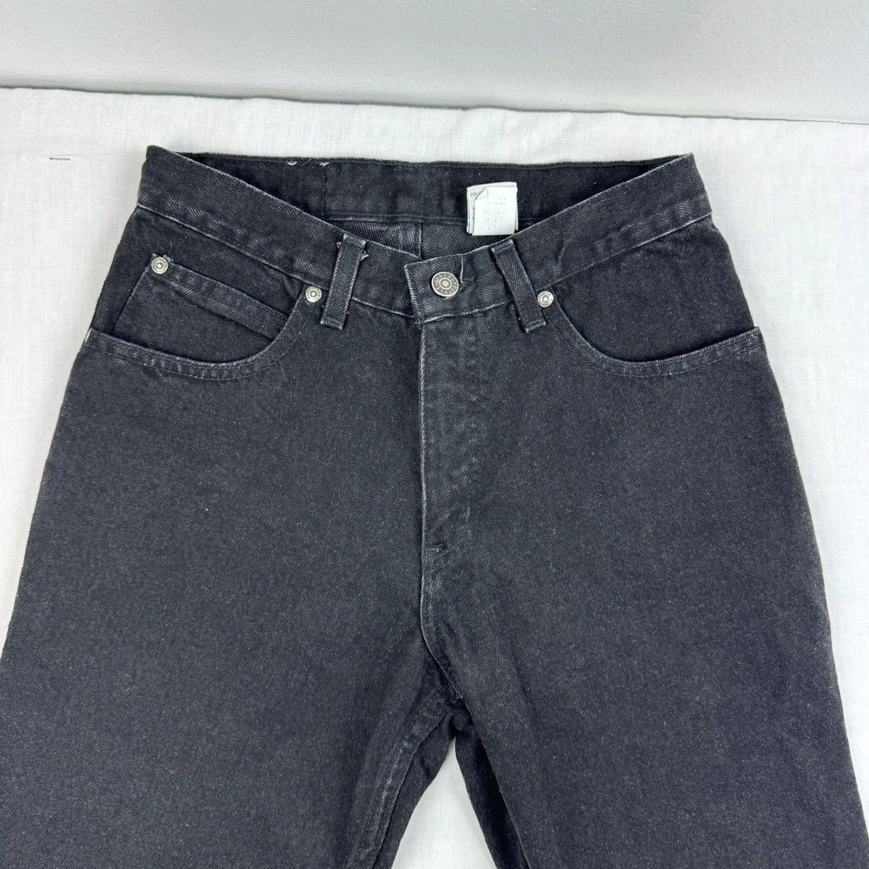 Vintage VINTAGE Aéropostale Jeans Women Regular 28 29 Black High Rise USA Made Mom Jeans Womens Jeans Size 28" / US 6 / IT 42 - 2 Thumbnail