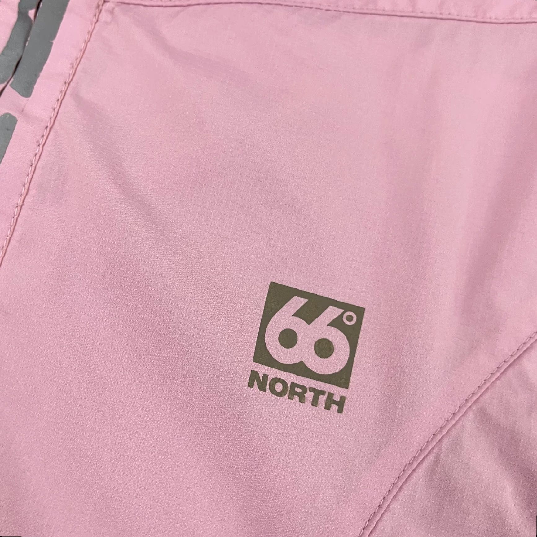 Pinko 66 North Jacket Women Small Pink Lightweight Windbreaker 1/2 Zip Pullover Hiking Size S / US 4 / IT 40 - 3 Thumbnail