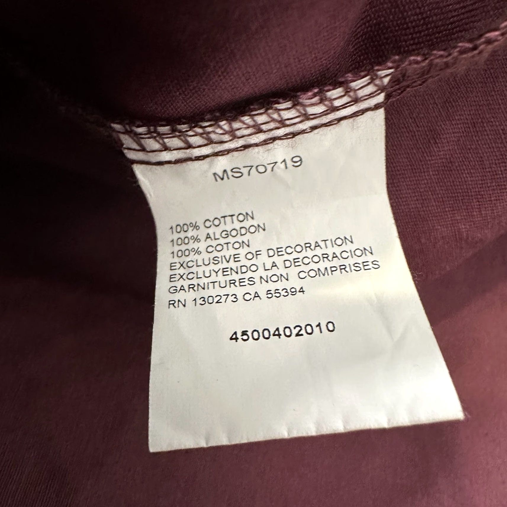 Wrangler VINTAGE Wrangler Cowboy Cut Western Shirt Pearl Snap Mens XXLT Firm Finish Twill Maroon Size US XXL / EU 58 / 5 - 6 Thumbnail