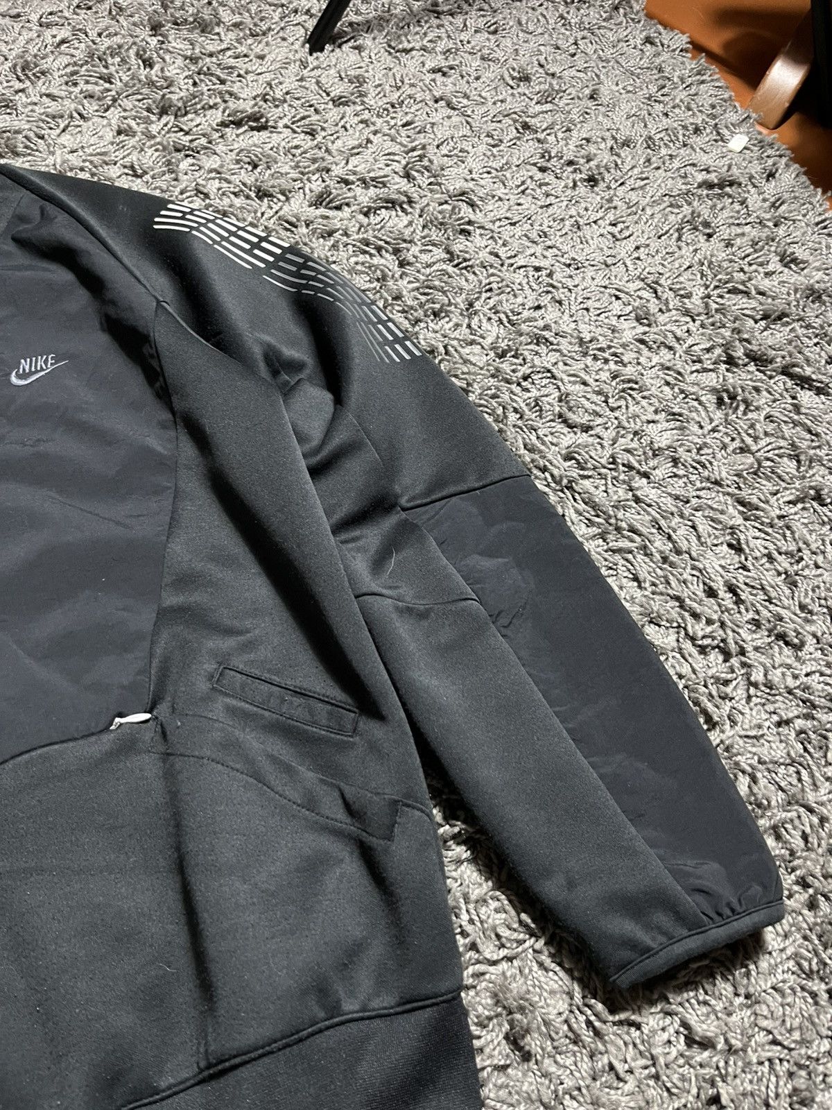 Nike NIKE VINTAGE 00s DRILL WINDBREAKER NYLON & COTTON Size US M / EU 48-50 / 2 - 2 Thumbnail