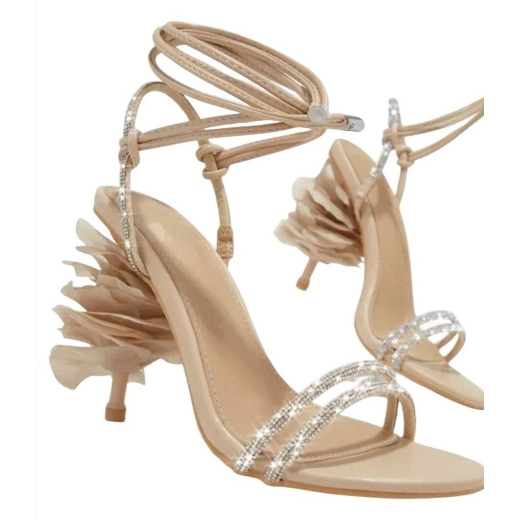 Other MC / Mel-48 / Beige / Nude / Strappy / Heeled Sandals With Size US 6.5 / IT 36.5 - 2 Thumbnail