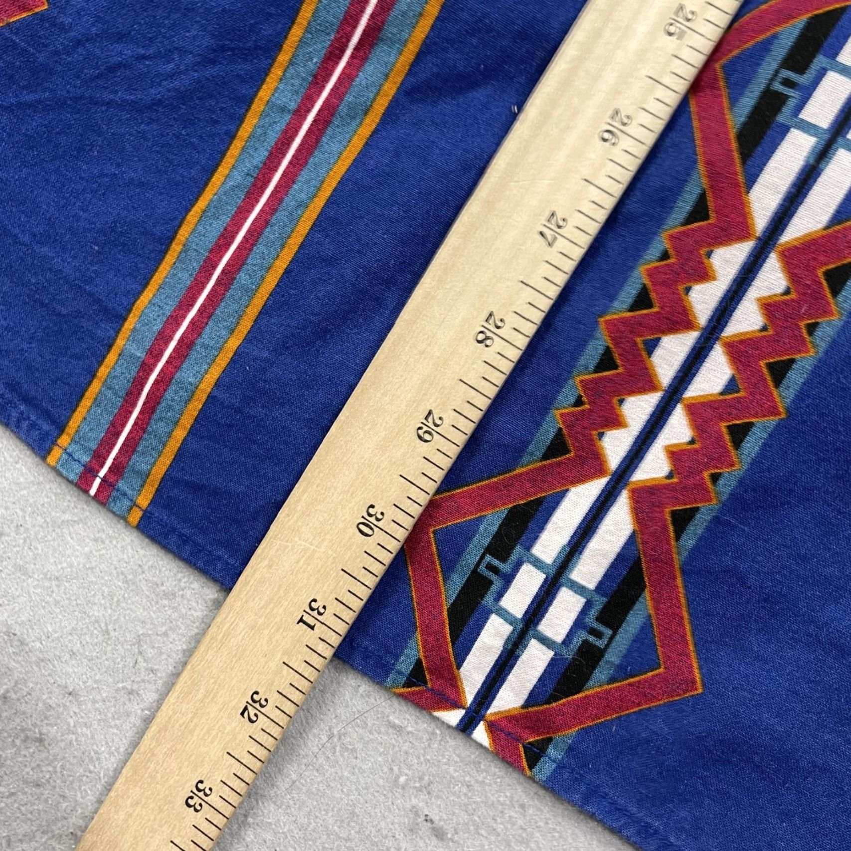 Vintage VINTAGE Panhandle Slim Shirt Mens XL Blue Aztec Geometric Western Snap Ranch Cotton 90s Size US XL / EU 56 / 4 - 8 Thumbnail