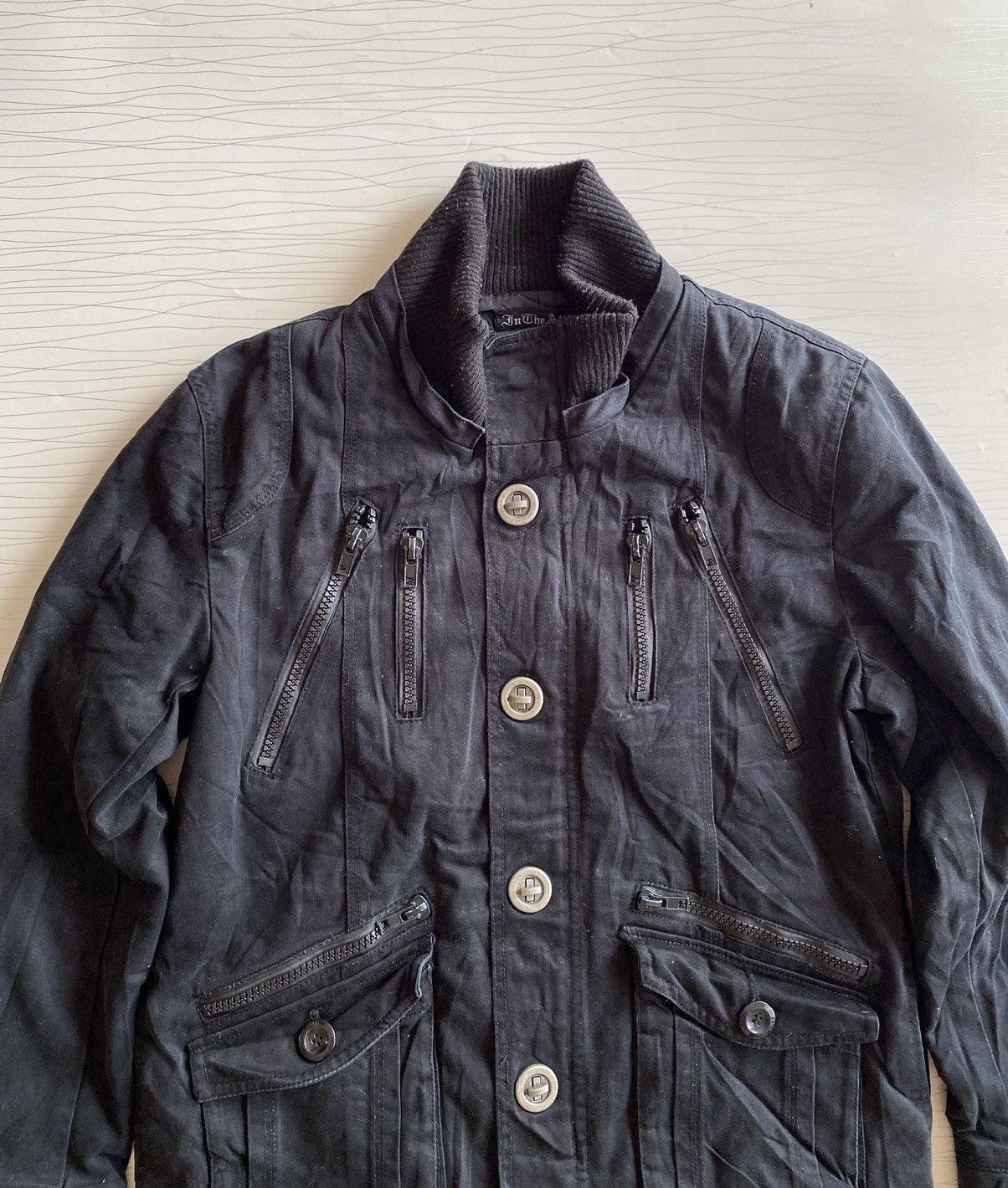 14th Addiction × In The Attic × KMRii Vtg In The Attic Japan Militery Zipp Bondage Tactical Jacket Size US L / EU 52-54 / 3 - 13 Thumbnail