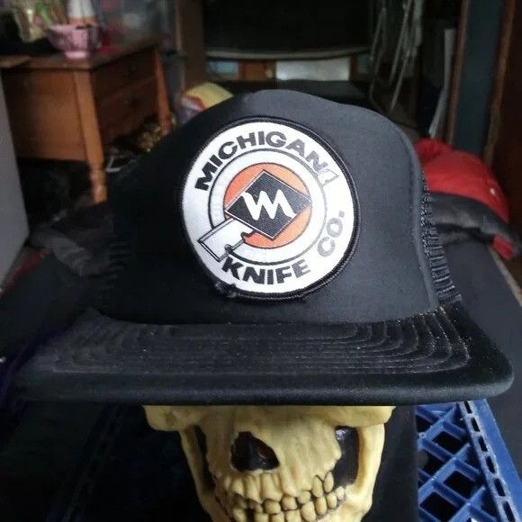 Other Vintage Michigan Knife Company Patch Snap Trucker Hat Cap Size ONE SIZE - 1 Thumbnail