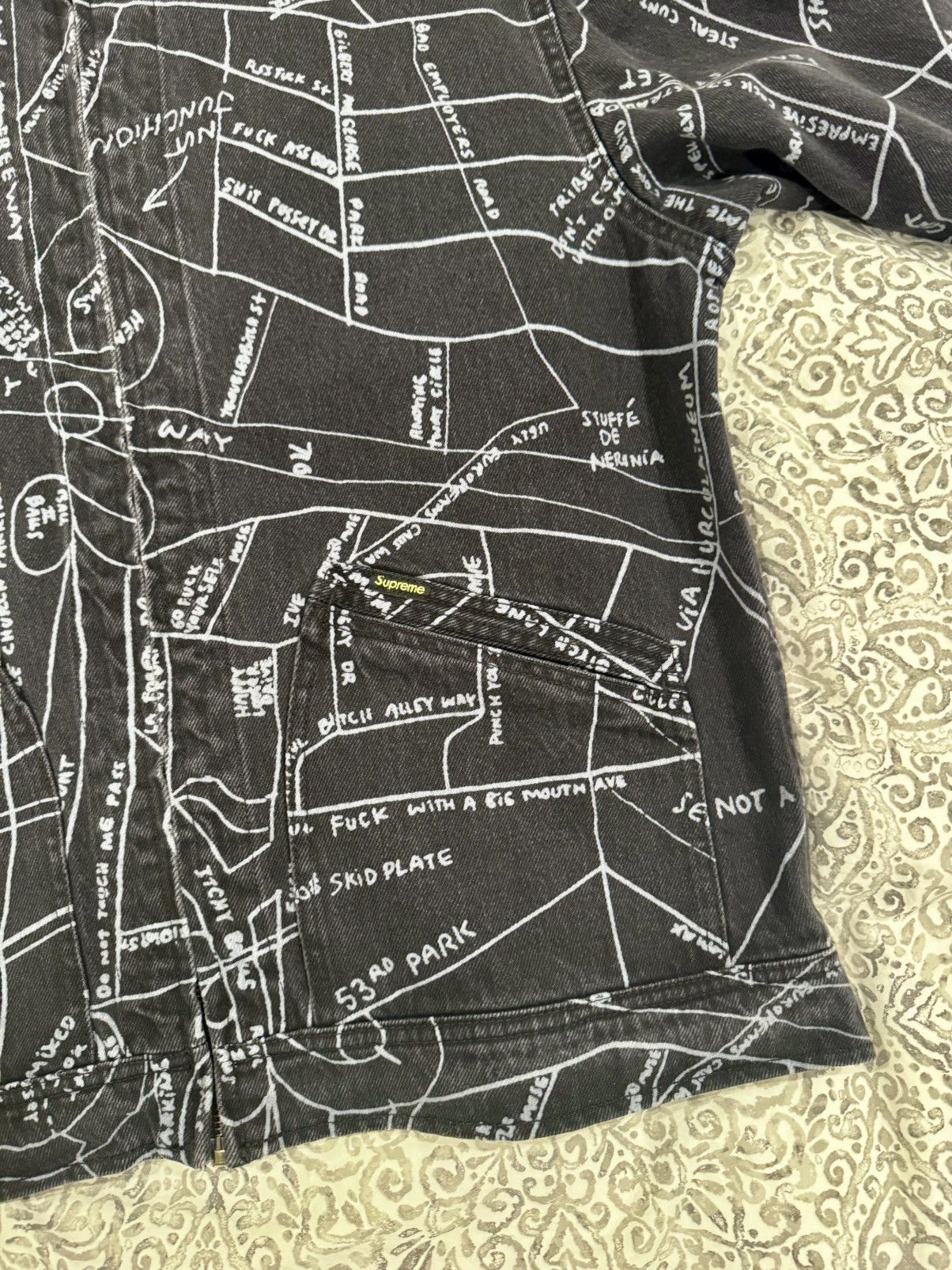 Supreme Supreme Gonz Map work jacket (SS19 mint) Size US M / EU 48-50 / 2 - 6 Thumbnail