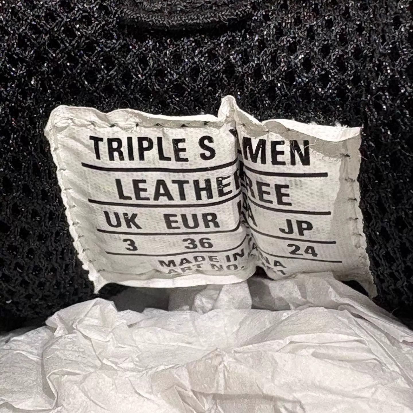 Balenciaga Balenciaga BLCG Triple S Black Silver Women's 36 Size US 5.5 / IT 35.5 - 8 Thumbnail