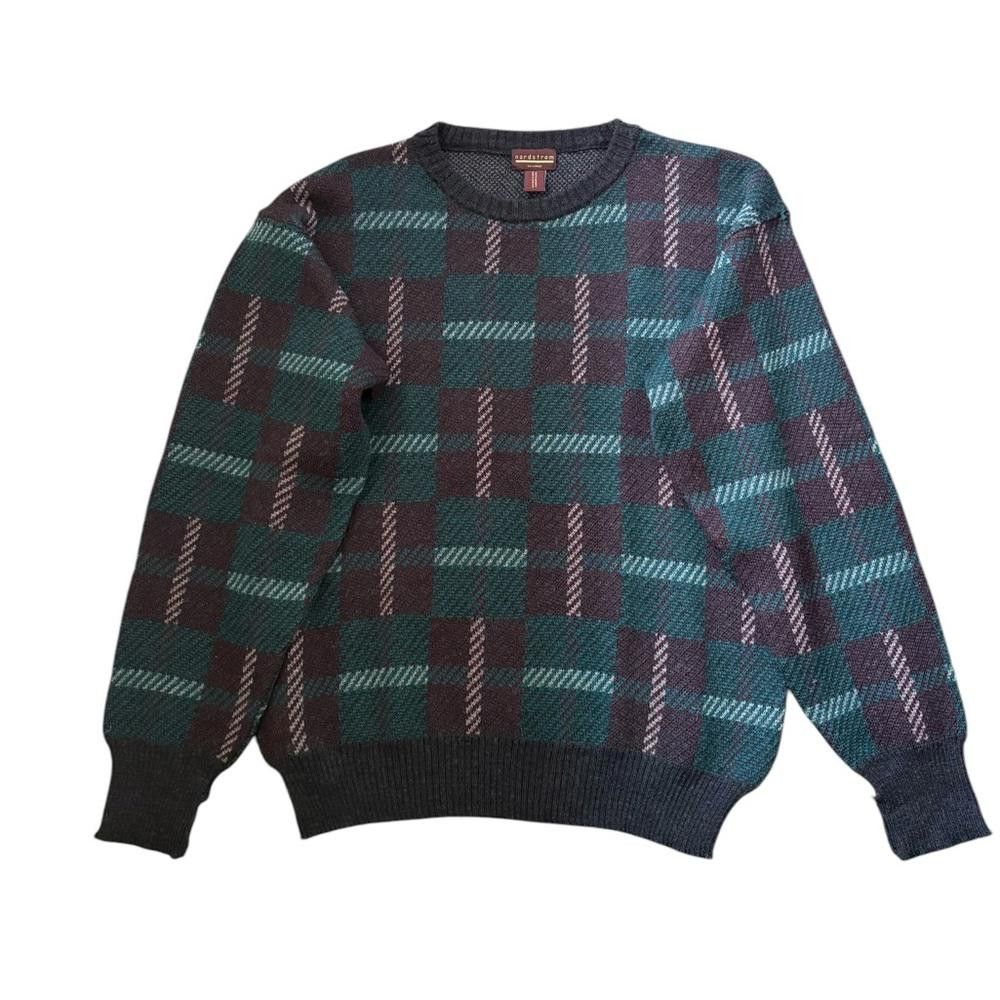Nordstrom Nordstrom Vintage 100% Merino Wool 90s Crewneck Sweater Size US XL / EU 56 / 4 - 6 Thumbnail