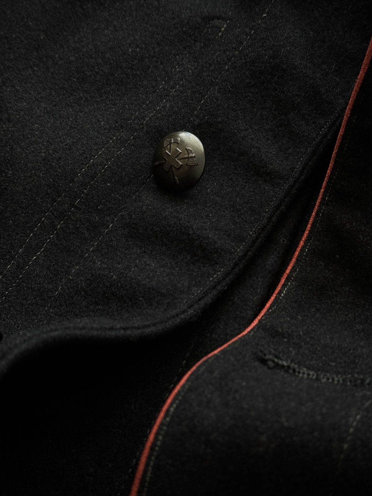 Vetra 1930s Vintage Swiss Workwear Firefighter Wool Jacket Size US M / EU 48-50 / 2 - 5 Thumbnail