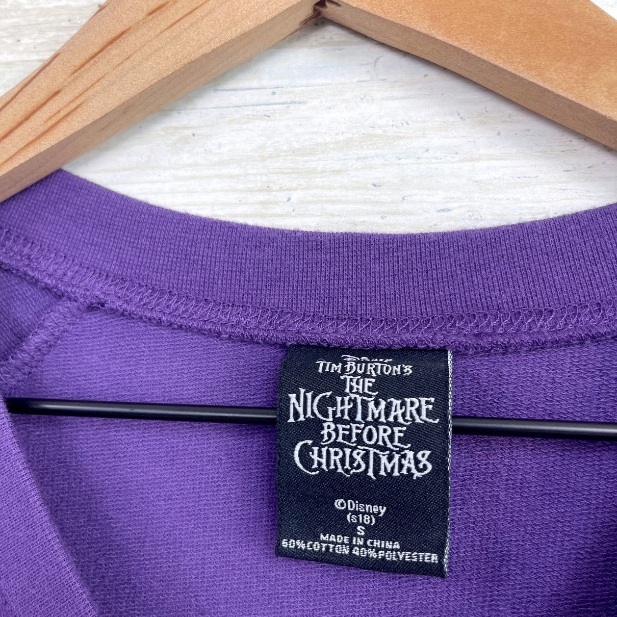 Disney Nightmare Before Christmas Sweatshirt Pajama Top Womens S Size ONE SIZE - 6 Thumbnail