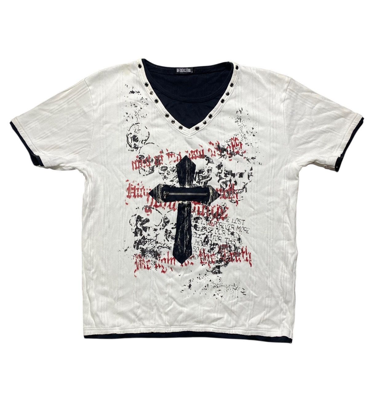 Japanese Brand VINTAGE JAPANESE BRAND BA-TSU STUDIO CROSS DESIGN PUNK Size US L / EU 52-54 / 3 - 2 Thumbnail
