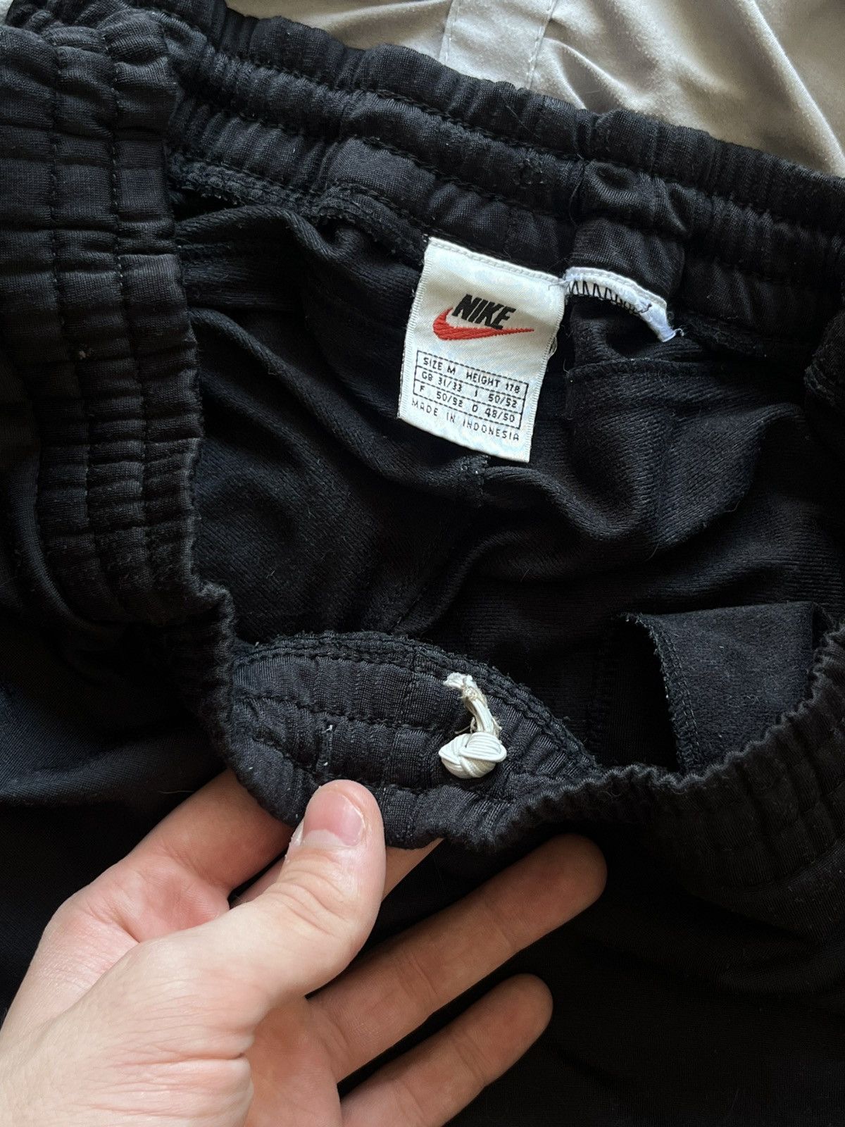 Nike Rare Vintage Nike Track Pants Bold Embroidery Swoosh Y2K Size US 32 / EU 48 - 11 Thumbnail
