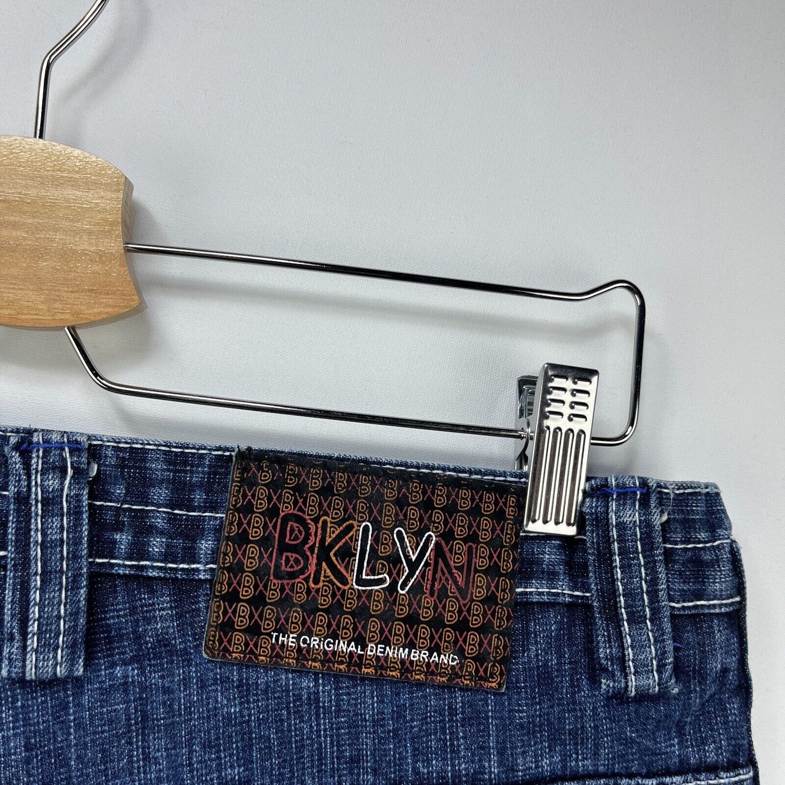 Vintage Vintage Y2K Brooklyn Express Baggy Shorts 34 BRKLYN Jorts Size US 34 / EU 50 - 4 Thumbnail