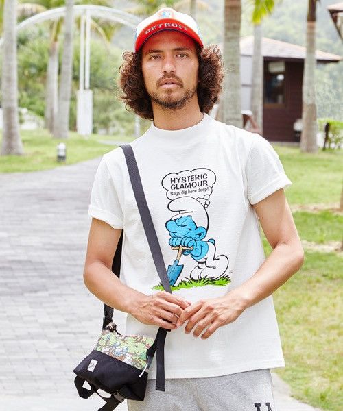 Hysteric Glamour SS16 Hysteric Glamour X Smurf Loopwheel Shirt Size US M / EU 48-50 / 2 - 2 Thumbnail