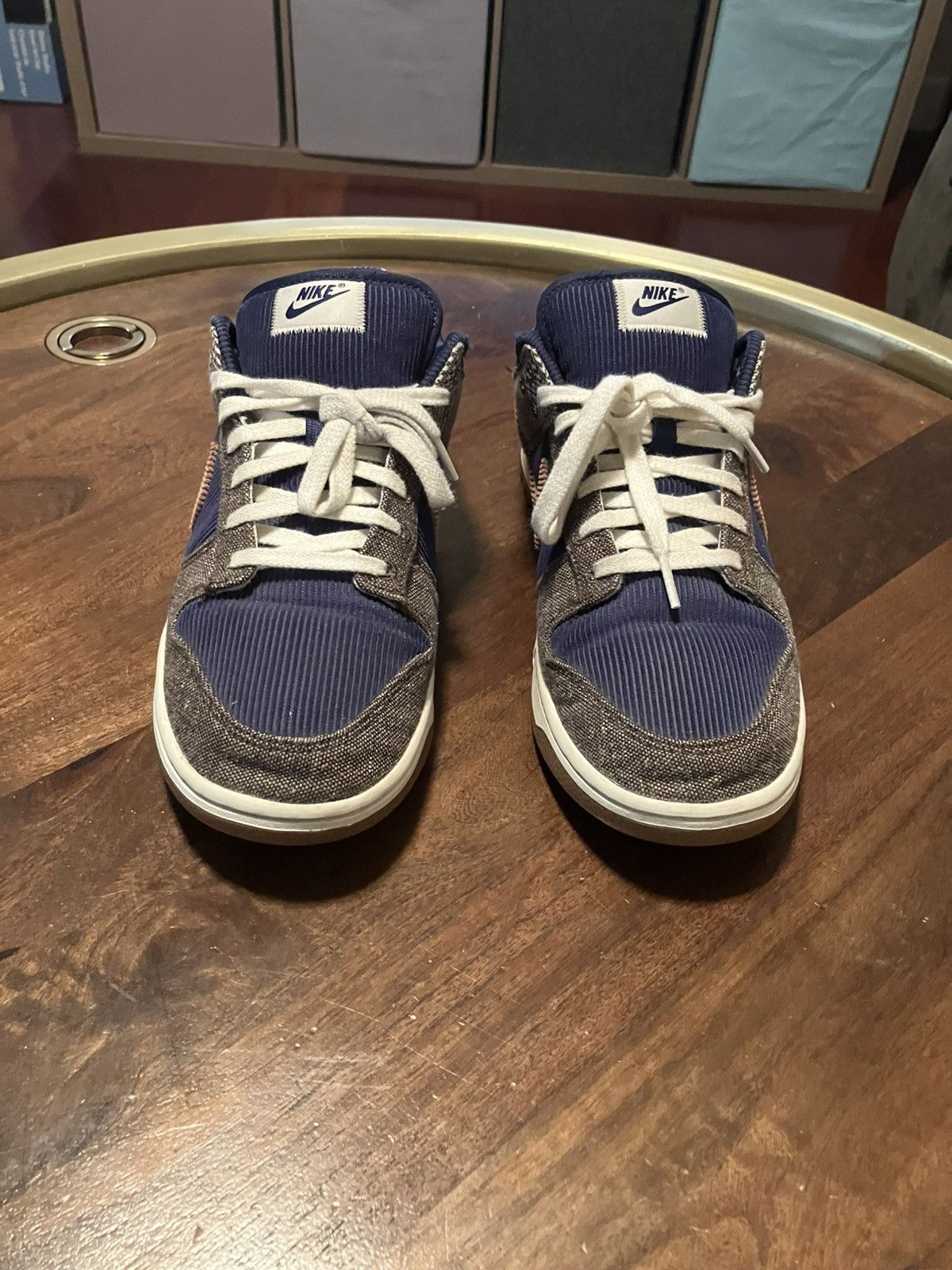 Nike Nike Dunk Low PRM Sneakers Shoes Midnight Navy/Baroque Brown Size US 9.5 / EU 42-43 - 1 Thumbnail