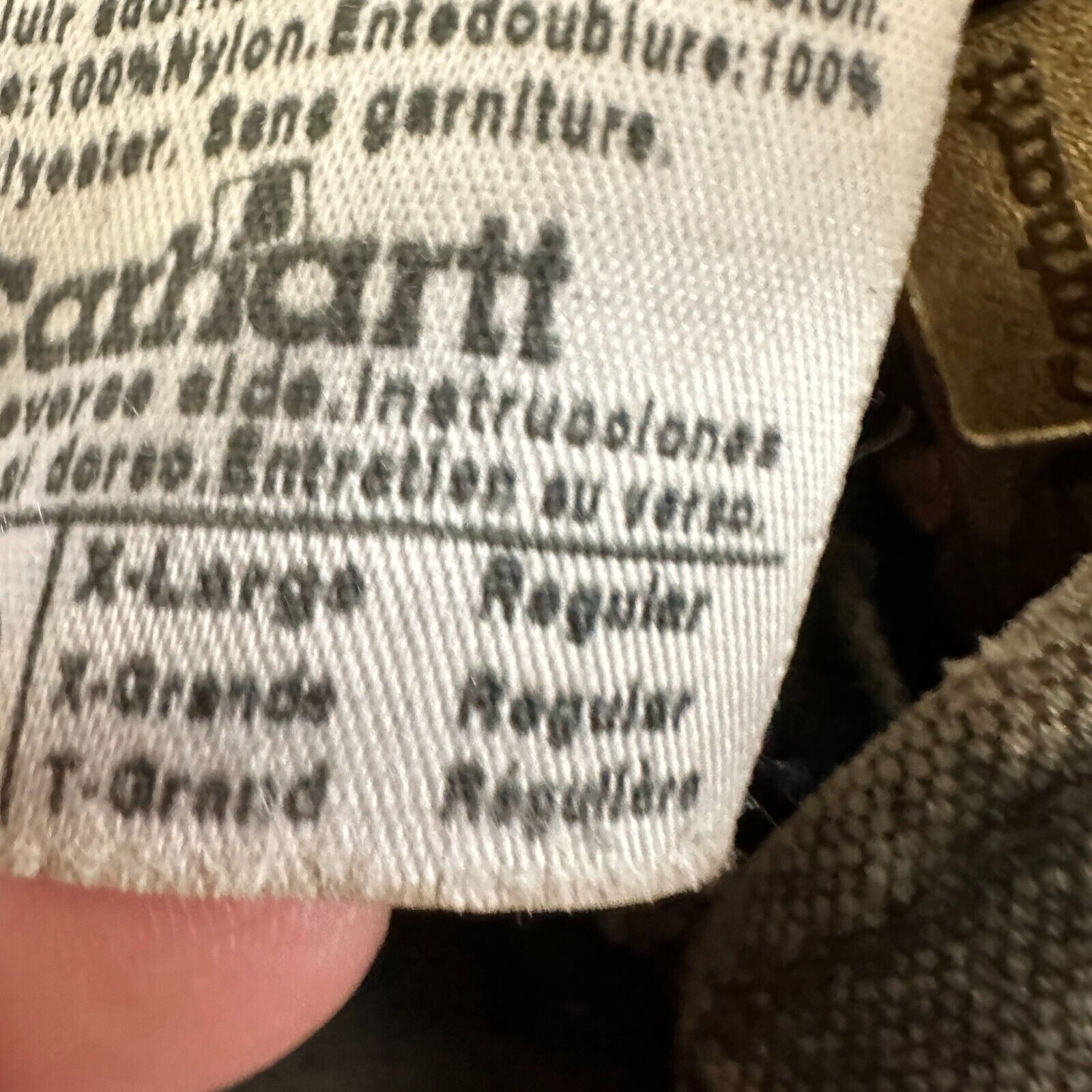 Carhartt Carhartt Chore Jacket Canvas Quilted Coat C26 MOS Size US XL / EU 56 / 4 - 5 Thumbnail